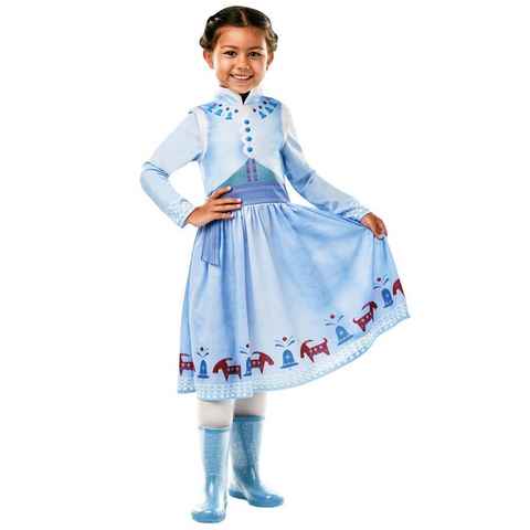 Rubie´s Kostüm Die Eiskönigin Anna Weihnachtskleid für Kinder Bas, Einfache Version des Anna-Kleids aus der Weihnachtsfolge 'Olaf taut au