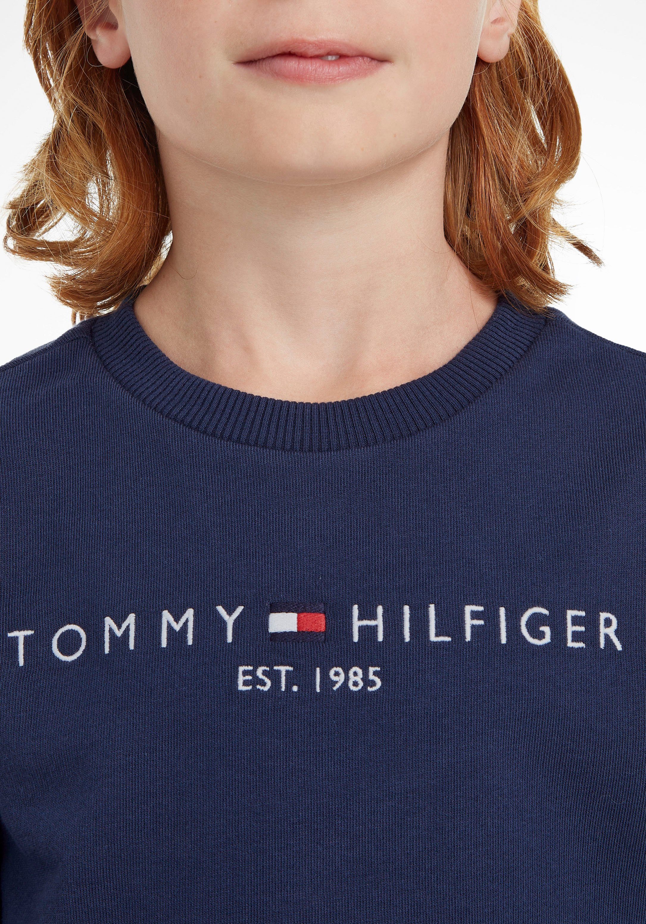 Mädchen Hilfiger Tommy ESSENTIAL Sweatshirt Jungen und für SWEATSHIRT