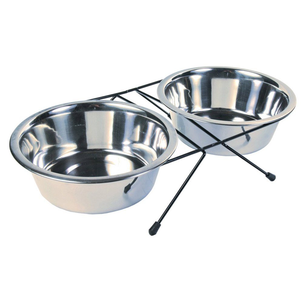 Napf-Set Eat on Feet Stainless Steel Bowl Set