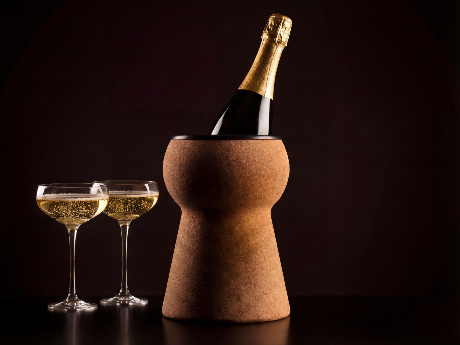 massivum Wein- und Sektkühler Corky, Tischdeko, Partyzubehör