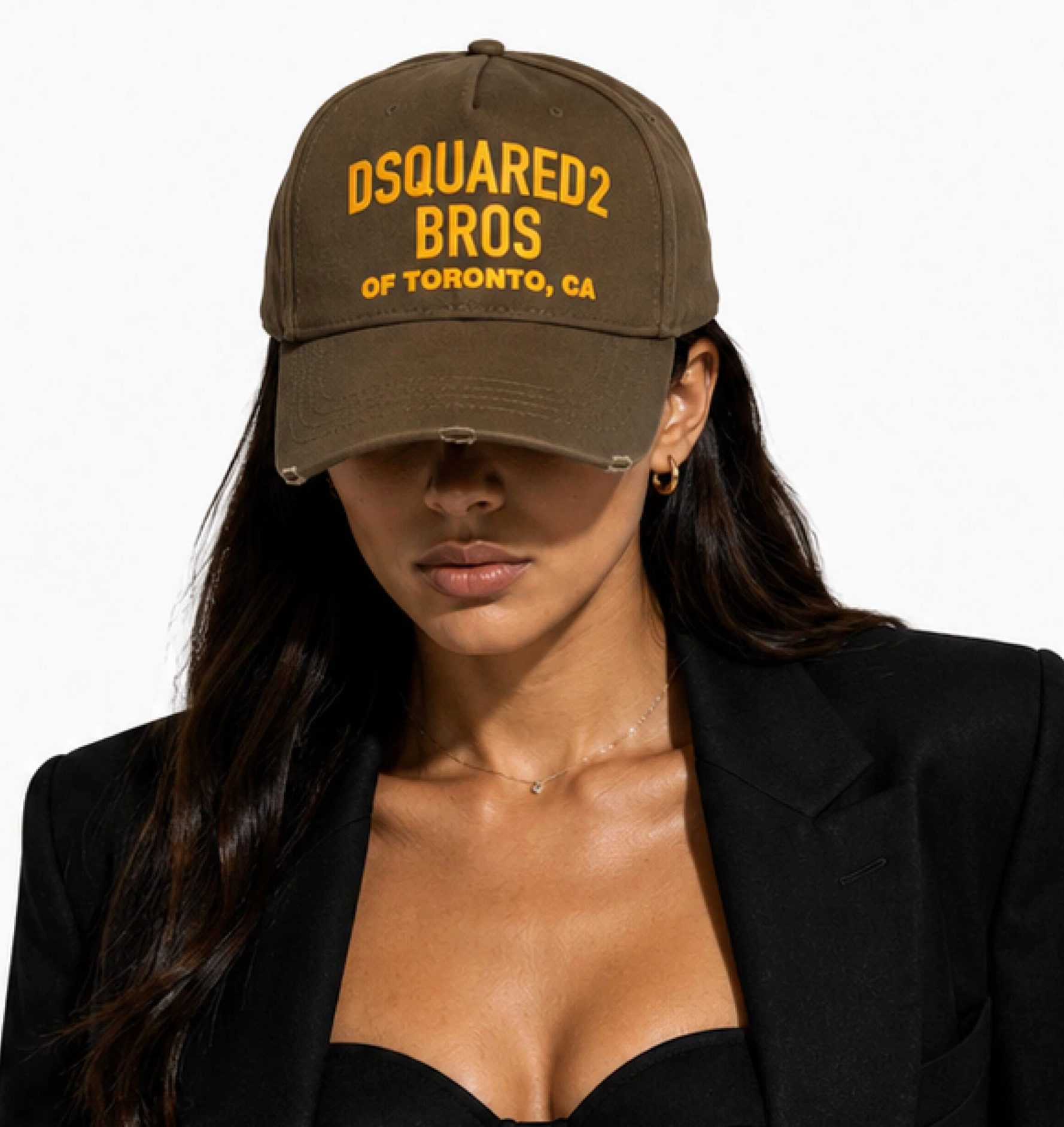 Dsquared2 Baseball Cap Toronto Bros Basecap Cap Icon Mütze Basebalkappe Unisex Schriftzug vorne: „DSQUARED2 BROS OF TORONTO, CA“