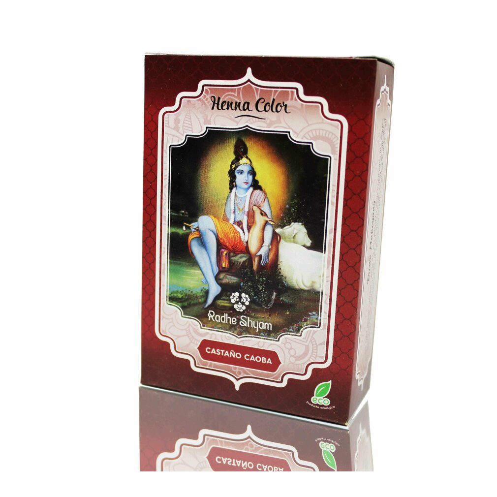 RADHE Mascara Henna Castaño Caoba Polvo 100g