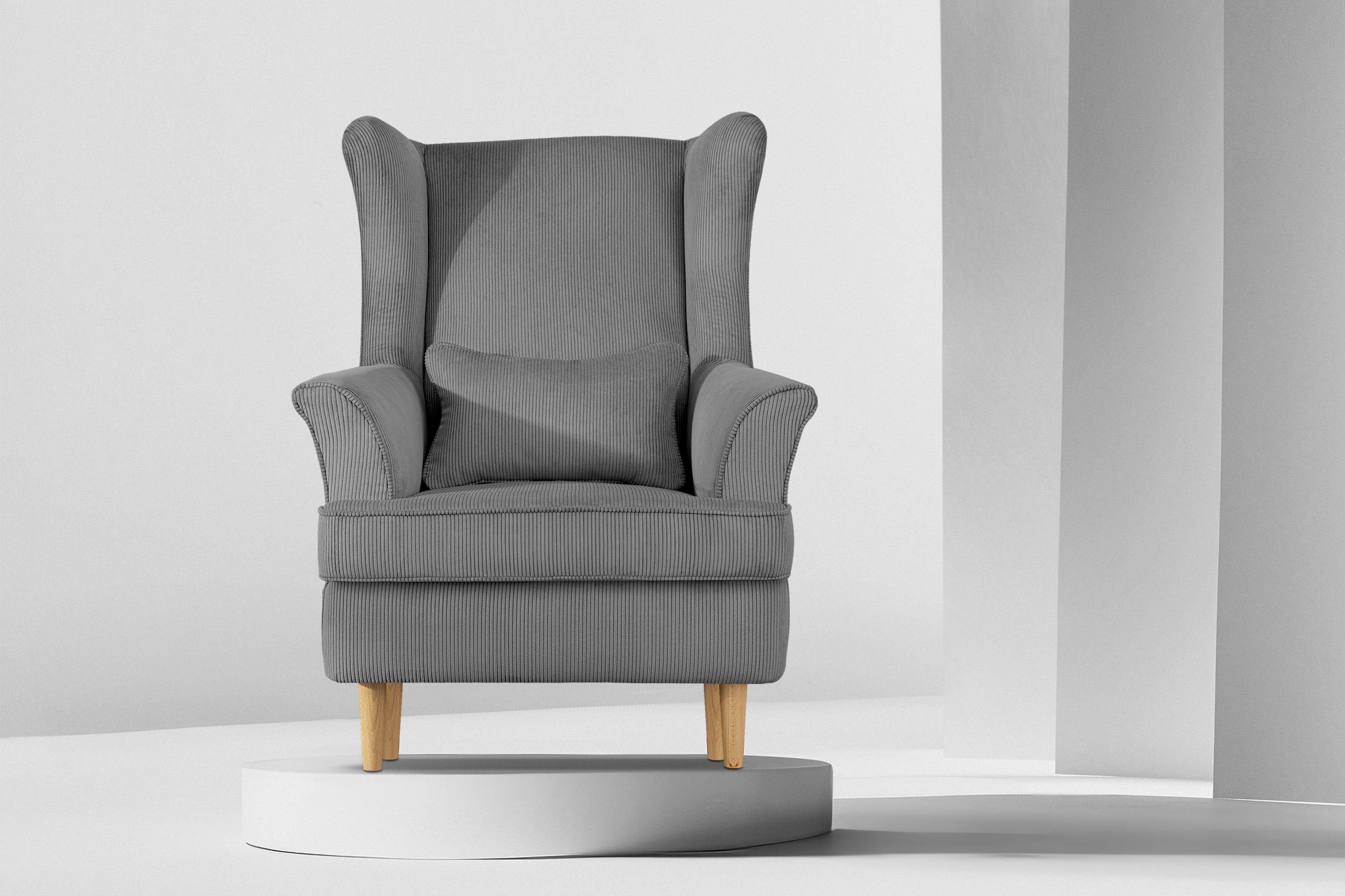 KONSIMO® Ohrensessel STRALIS Sessel, zeitloses Design günstig online kaufen