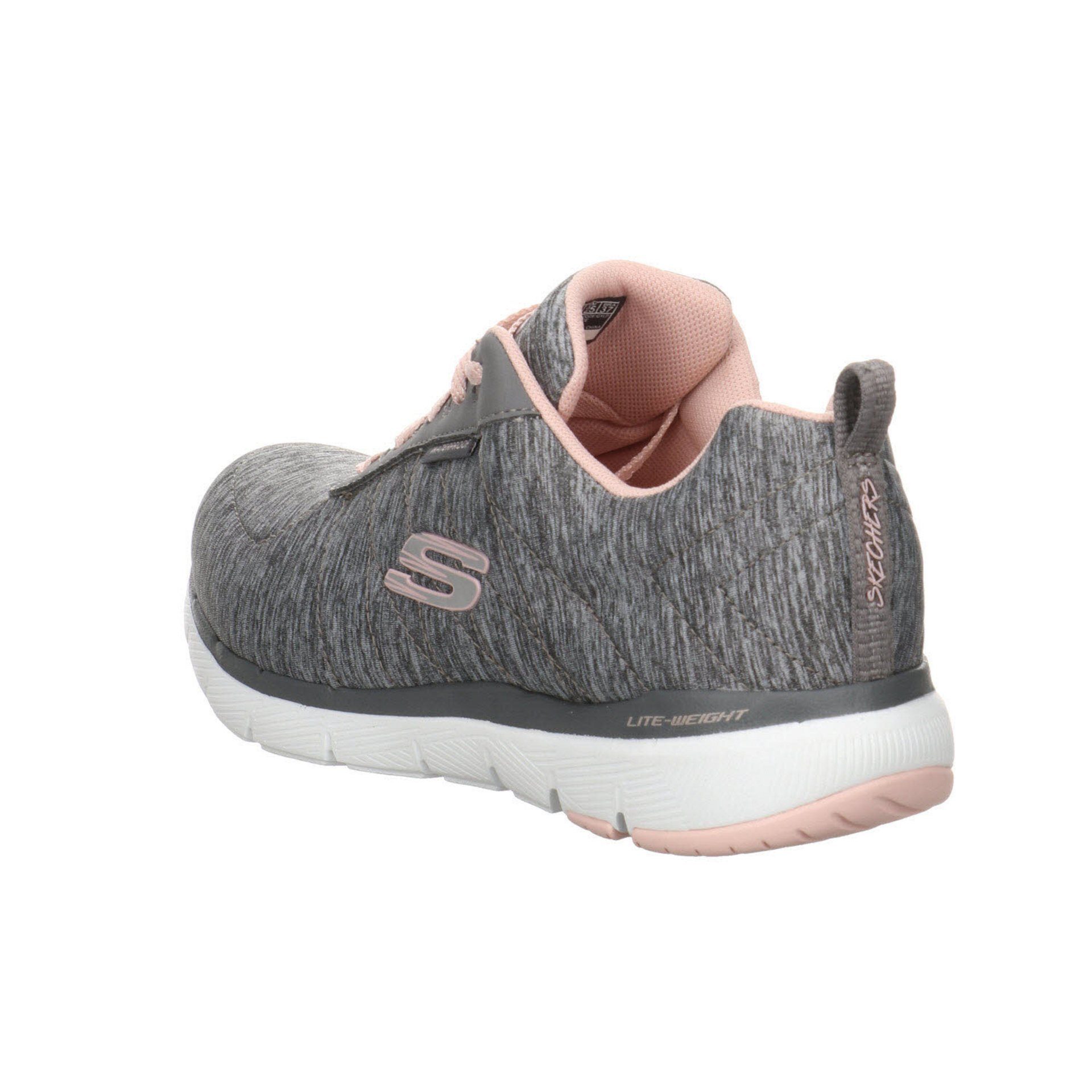 Grey Skechers Appeal (20202382) Schnürschuh Flex lt Textil Schuhe Pink Damen Sneaker Sneaker 3.0