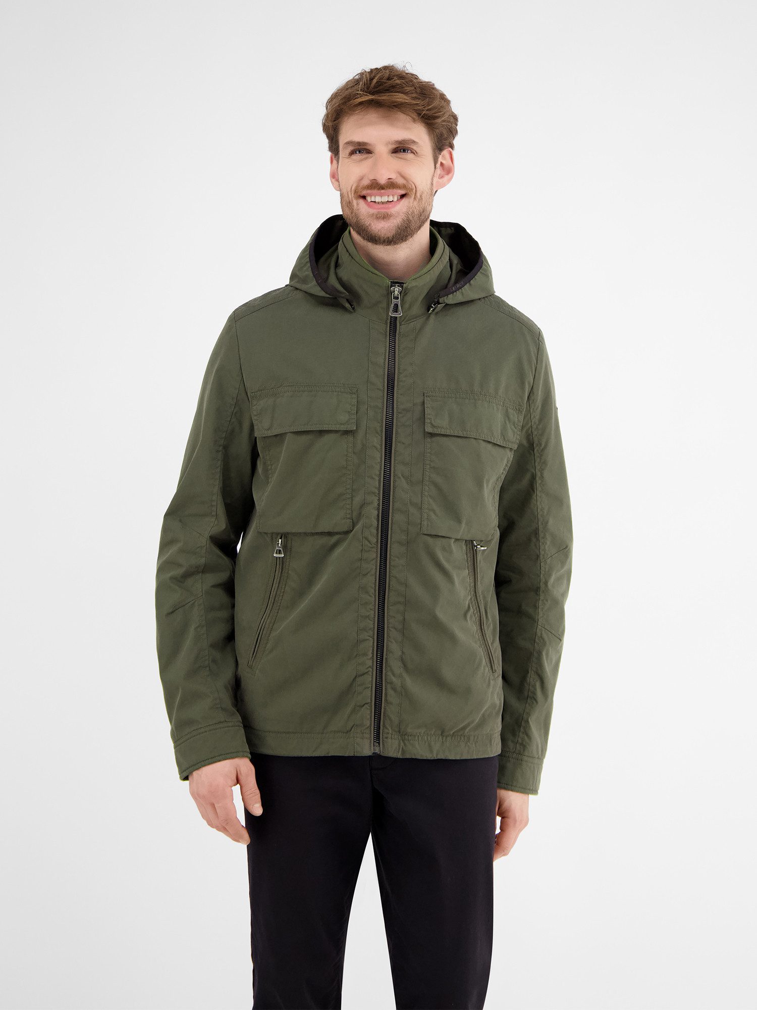 LERROS Outdoorjacke Shell-Blouson mit abnehmbarer Kapuze