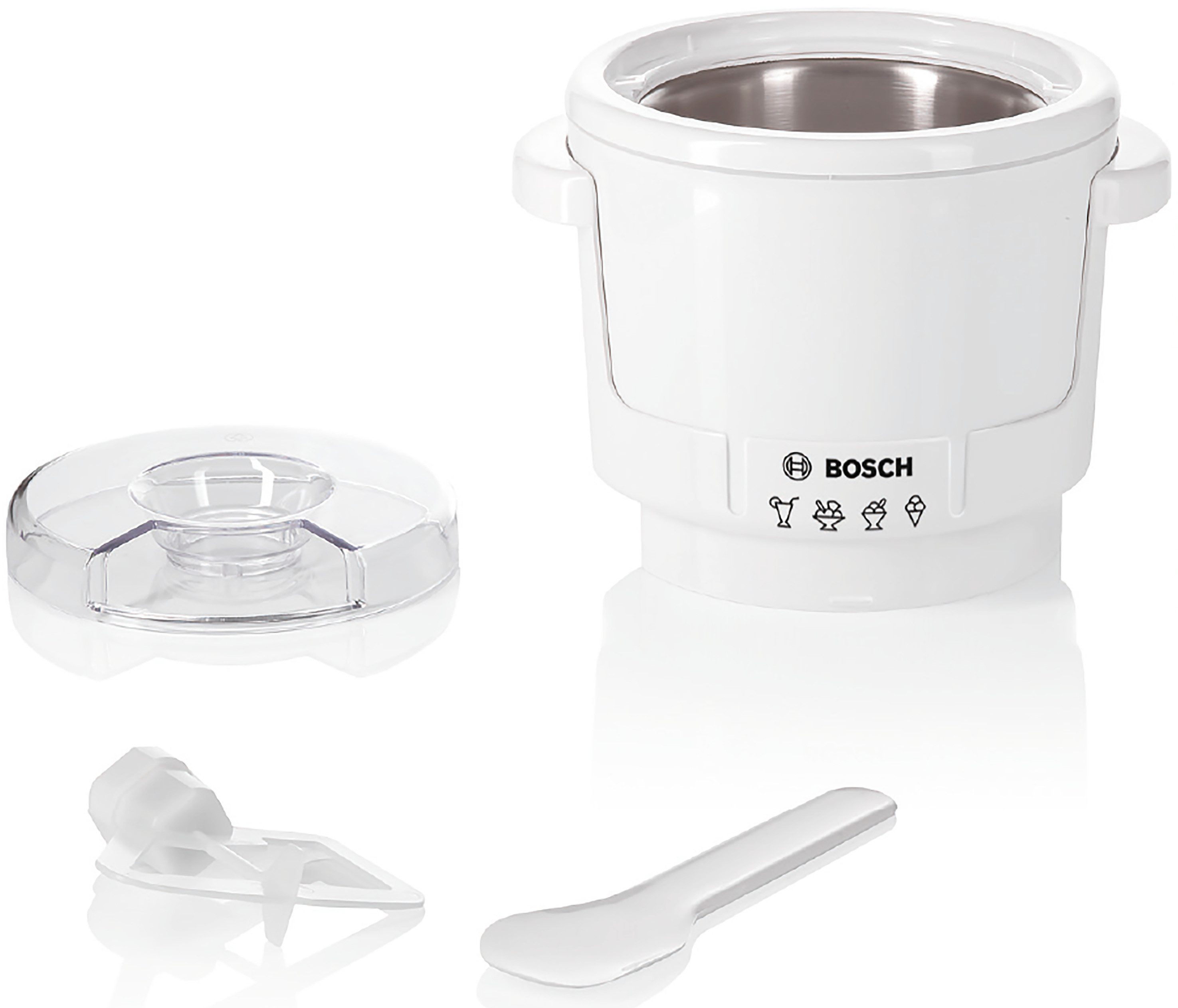BOSCH Eisbereiteraufsatz MUZ5EB2, Zubehör für alle Bosch Küchenmaschinen MUM5...