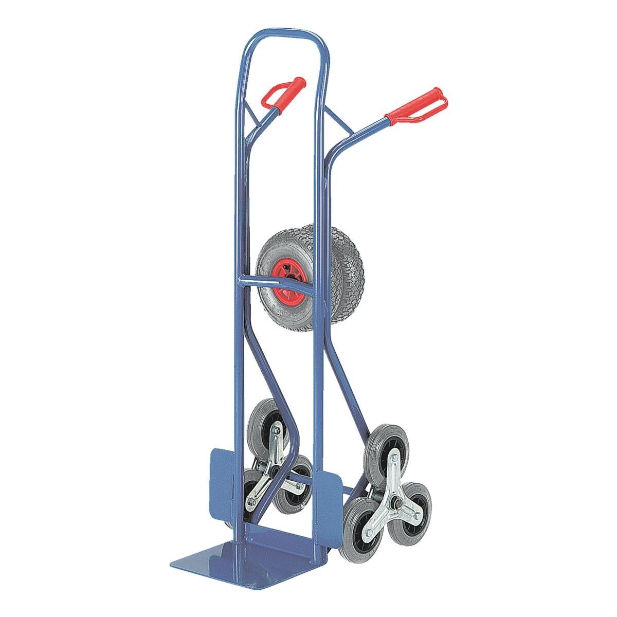 ROLLCART Sackkarre, Treppenkarre, Traglast 150 kg, Vollgummireifen, Wechselräder