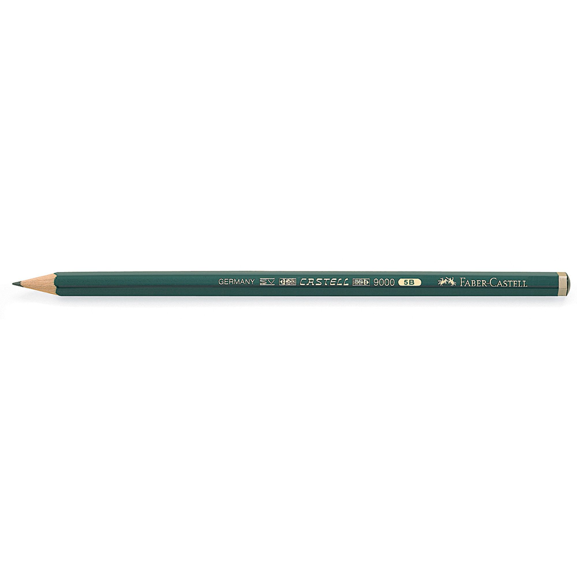 Faber-Castell Bleistift Faber Castell Bleistift 9000 5B grün