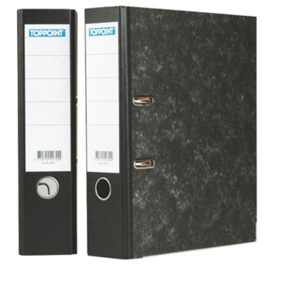 Stylex Schreibwaren Aktenordner Ordner DIN A4 Wolkenmarmor 8cm 80mm