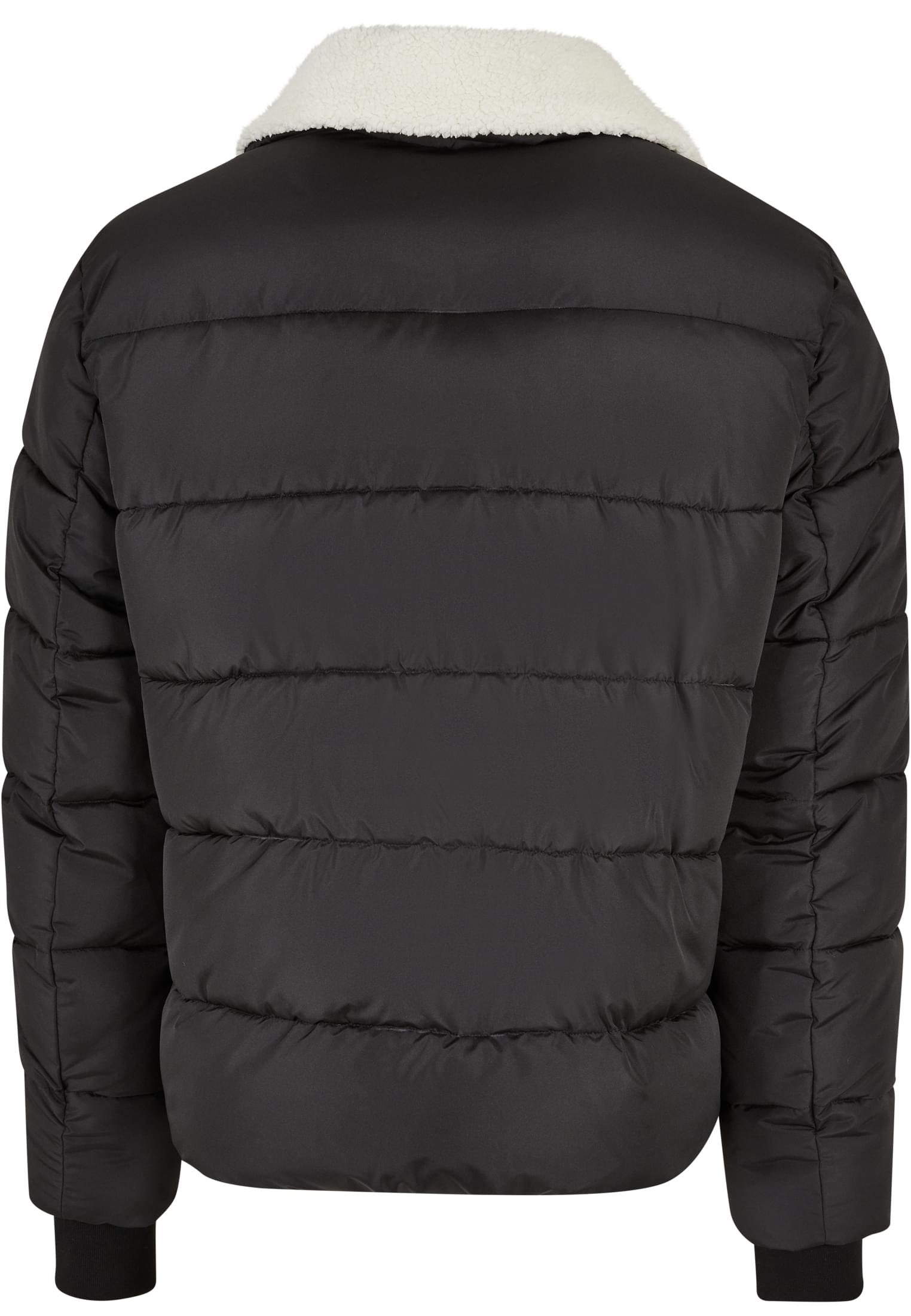 Padded URBAN Sherpa Shirt Winterjacke CLASSICS (1-St) Collar Jacket Herren
