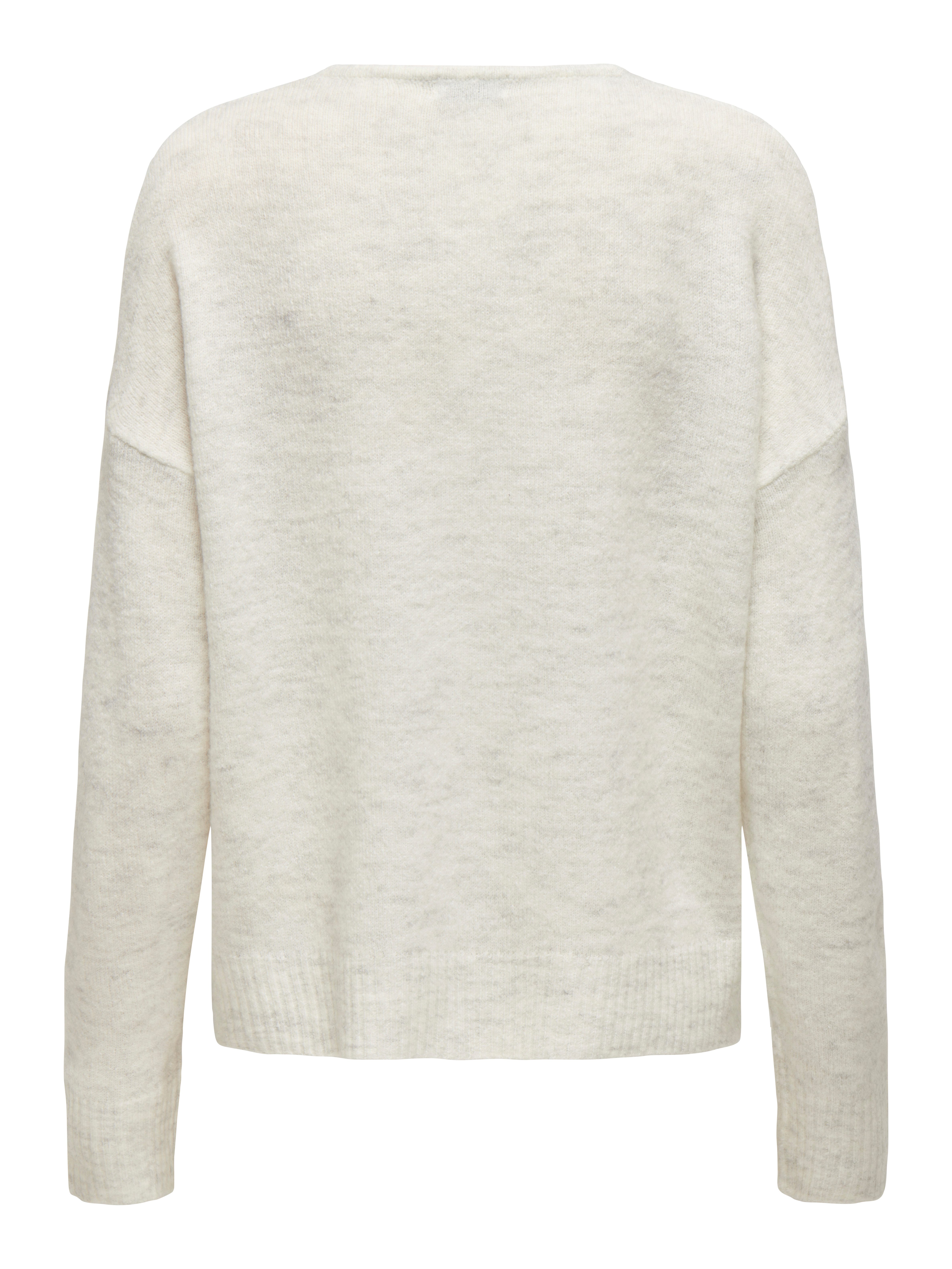 JDY V-Ausschnitt-Pullover JDYELANORA L/S V-NECK PULLO. KNT NOOS mit leicht überschnittenen Schultern