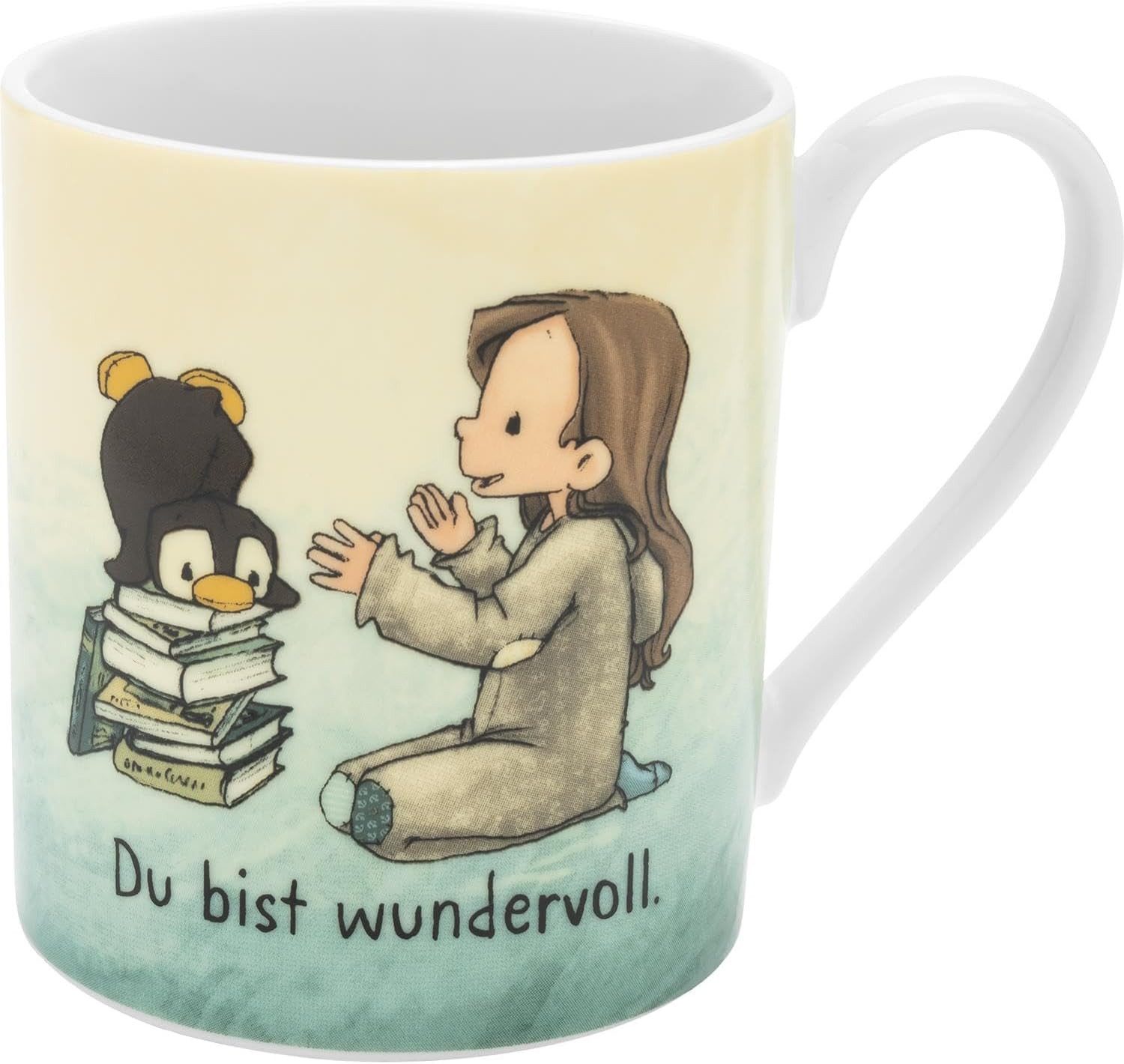 Sheepworld Tasse Tasse Becher Milch Kakaotasse Sheepworld Geschenk für Kinder ANOUK, Material: Porzellan