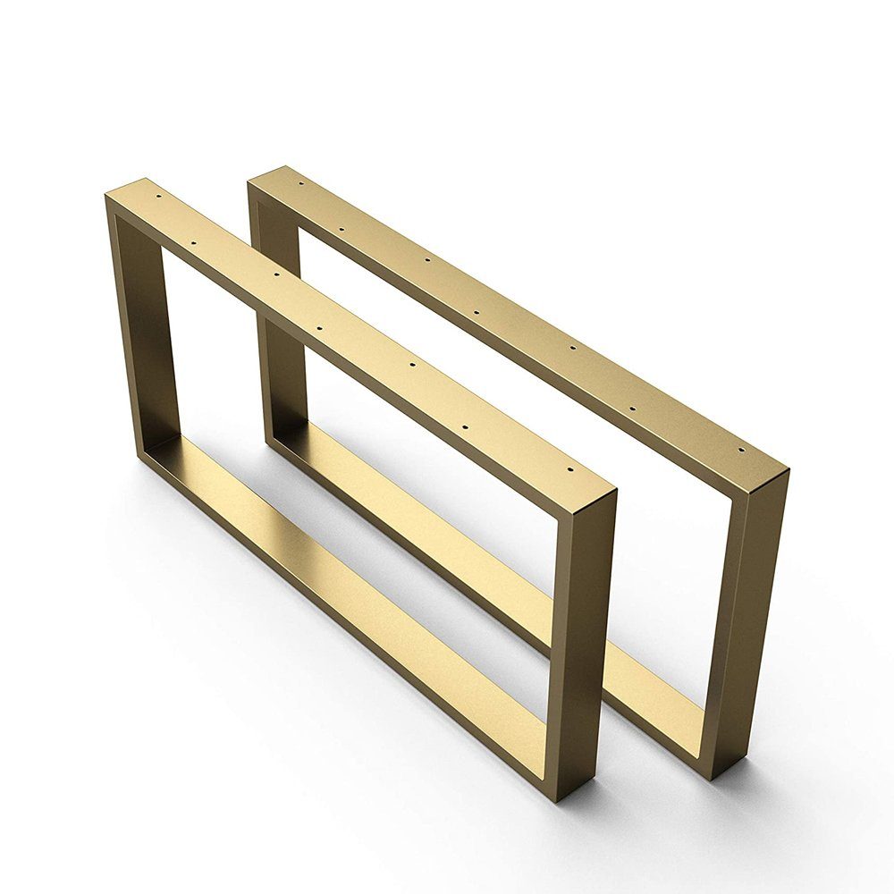 sossai® Tischgestell Couchtischkufen 50-80cm x 40cm in Gold (2-St) günstig online kaufen