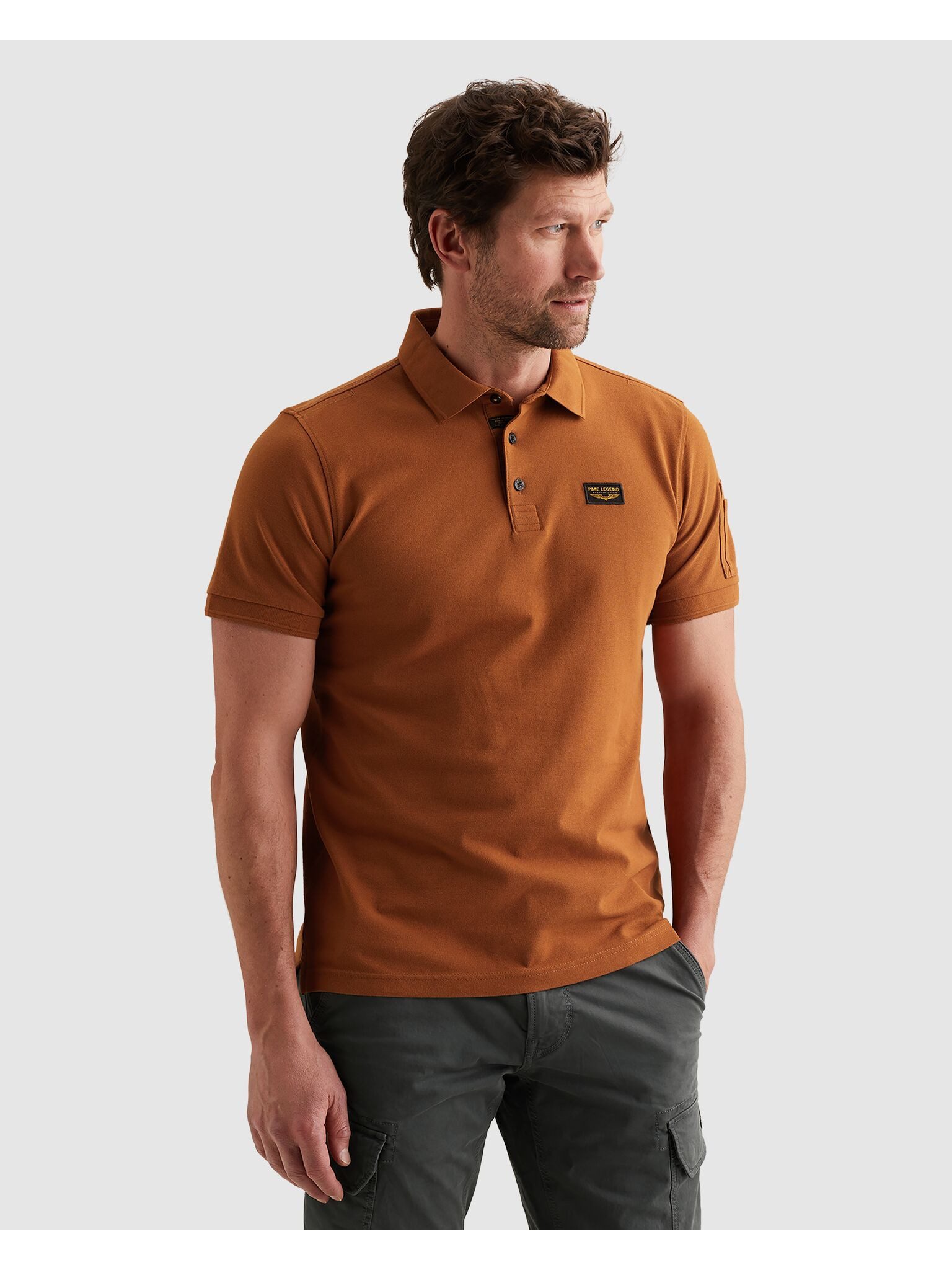 PME LEGEND Poloshirt mit Logostickerei