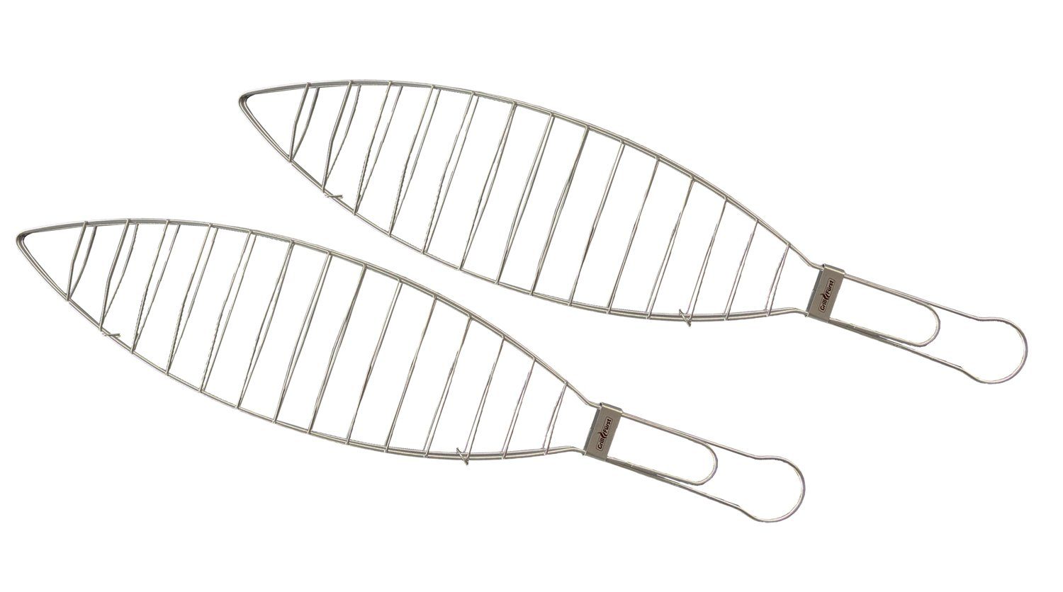 Grillguthalter Grillfürst Fischhalter / Fischbräter Edelstahl 2er Set