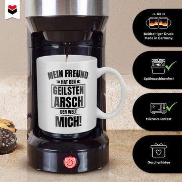 22Feels Tasse Freundin Jahrestag Geschenk für Sie Valentinstag Frauen Geburtstag, Keramik, Made in Germany, Spülmaschinenfest