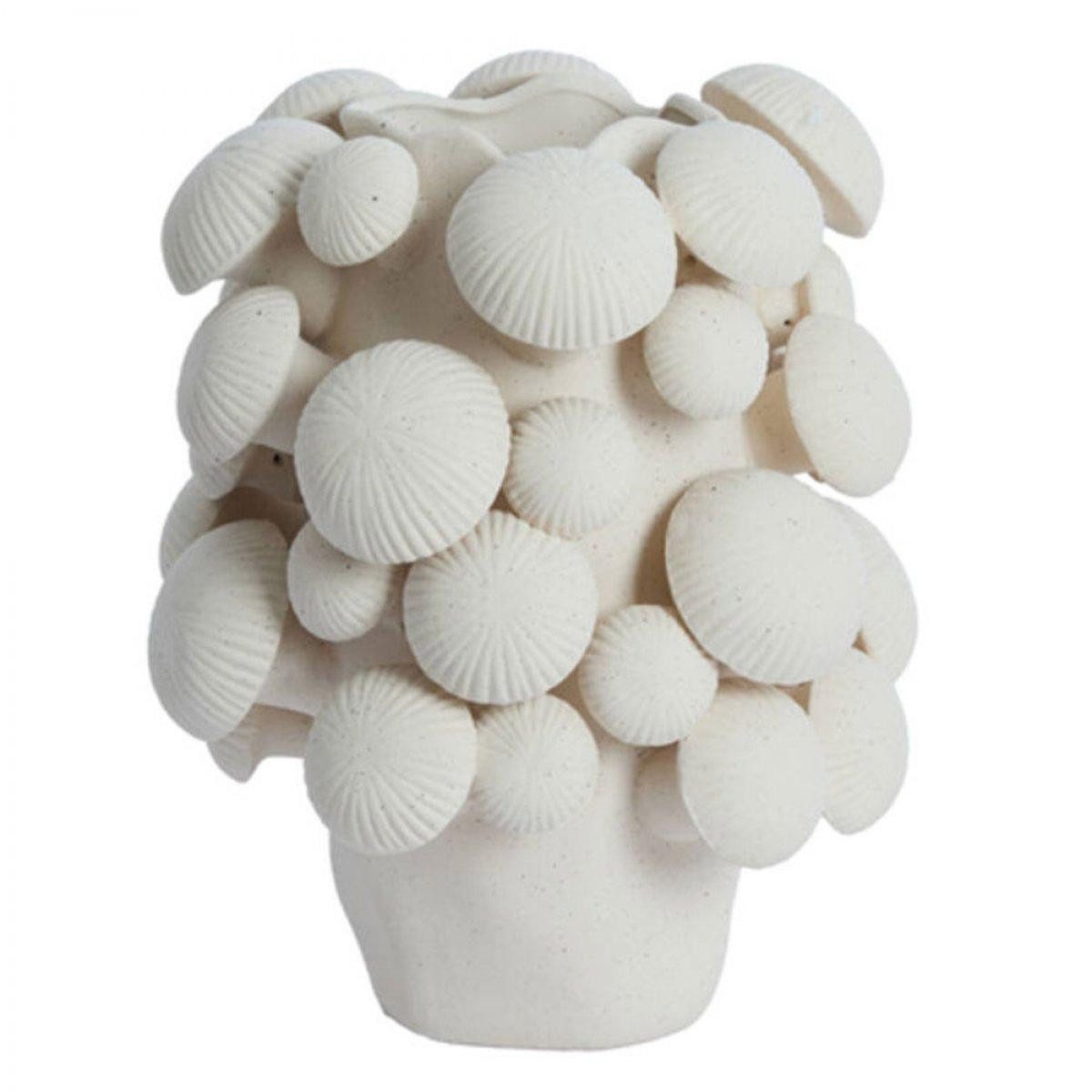 Light & Living Dekovase Vase Pilze Plentzia Beige (32cm)