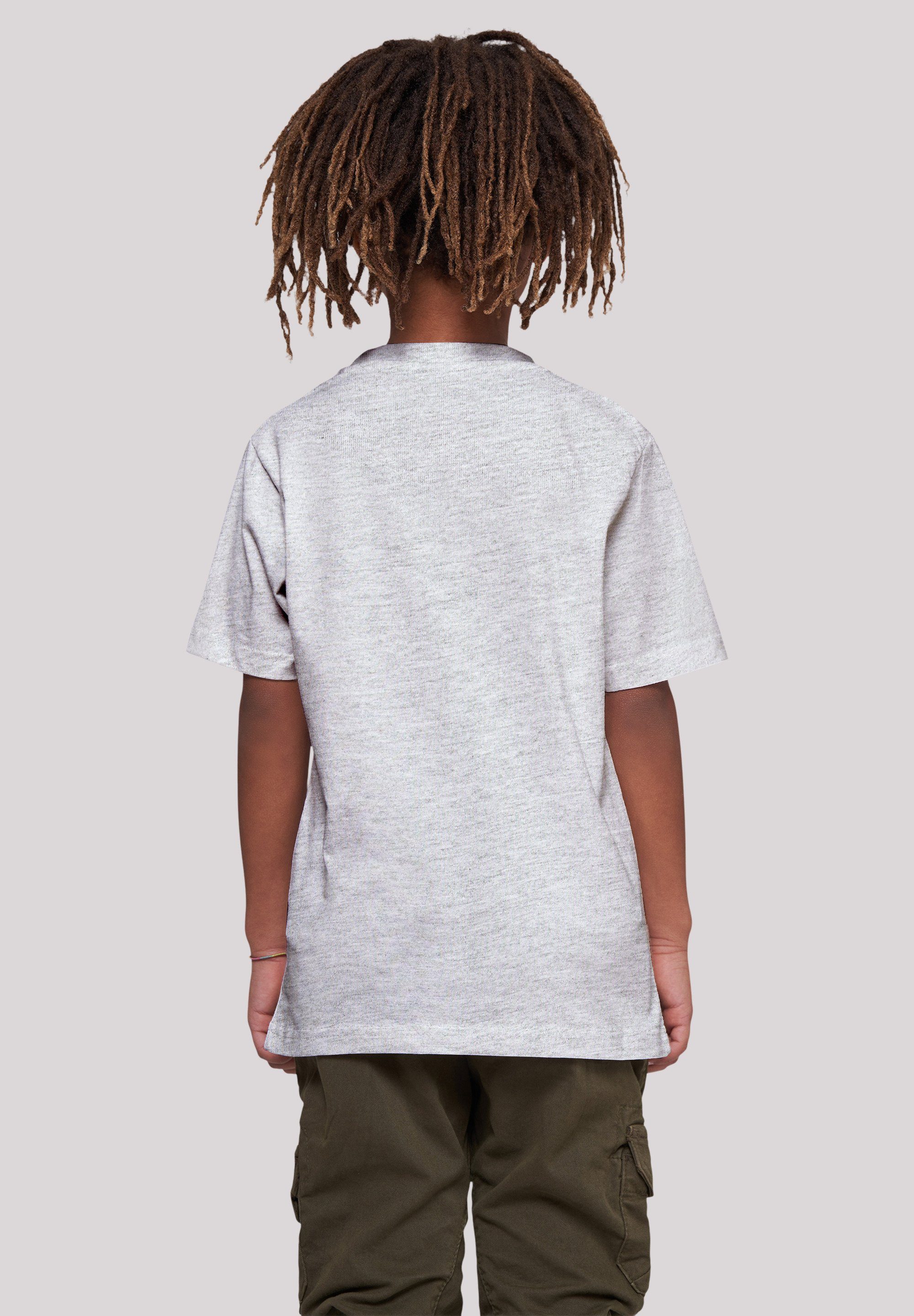 F4NT4STIC T-Shirt Honolulu Print heather grey