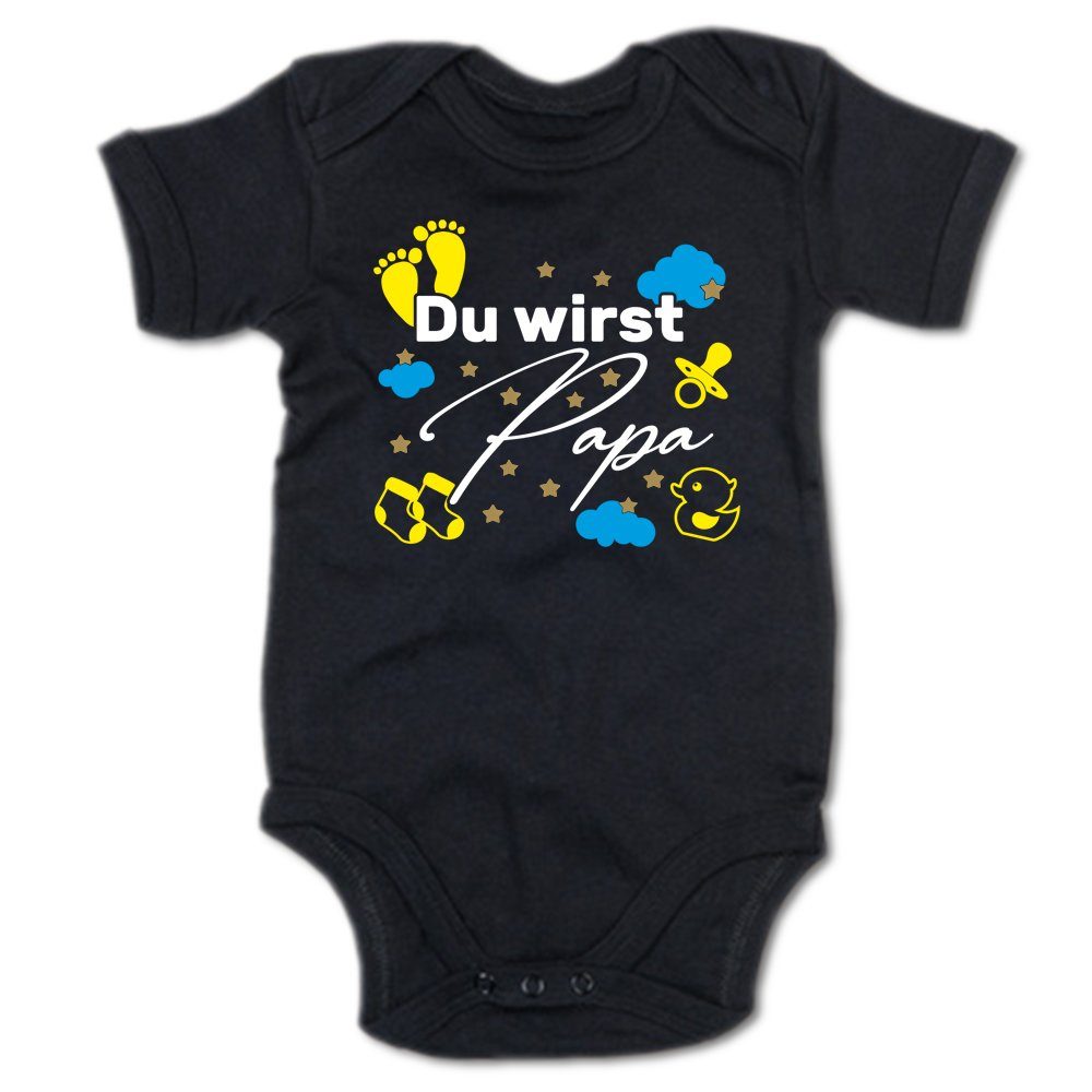 G-graphics Kurzarmbody Du wirst Papa Baby Body mit Spruch / Aufdruck • für den „Papa to be“