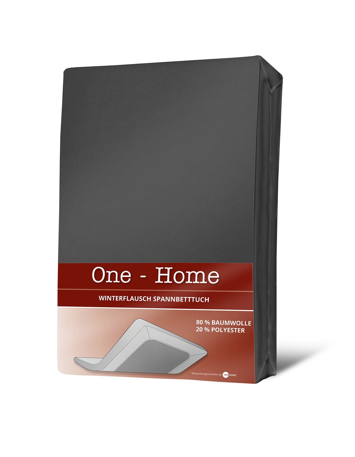 One Home Spannbettlaken Winter, Baumwolle, Gummizug: rundum, (1 Stück), kuschelig warm und flauschig
