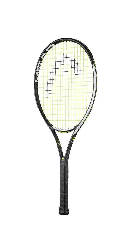 Head Tennisschläger IG Speed JR 26in (11-14 Jahre) 2024 schwarz/grau - besaitet