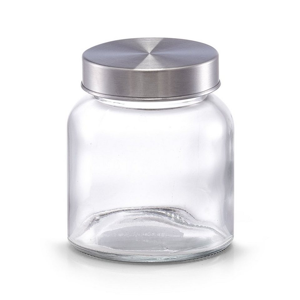 Zeller Present Vorratsglas Vorratsglas Mini mit Metalldeckel 220 ml, Glas,  Metall, (1-tlg), Gewürzglas Vorratsdose Lebensmittelaufbewahrung, in  verschiedenen Größen erhältlich