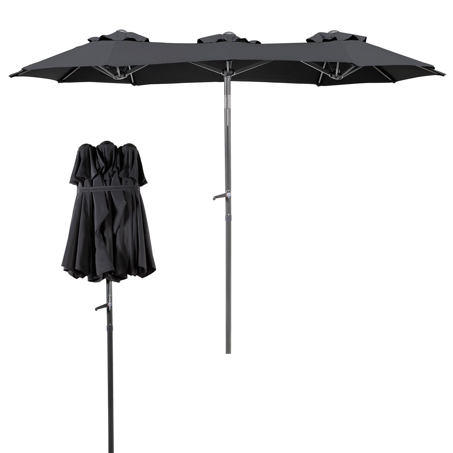 Linder Exclusiv GmbH Sonnenschirm Doppelter Schirm günstig online kaufen
