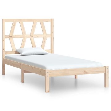 vidaXL Bett Massivholzbett Kiefer 75x190 cm