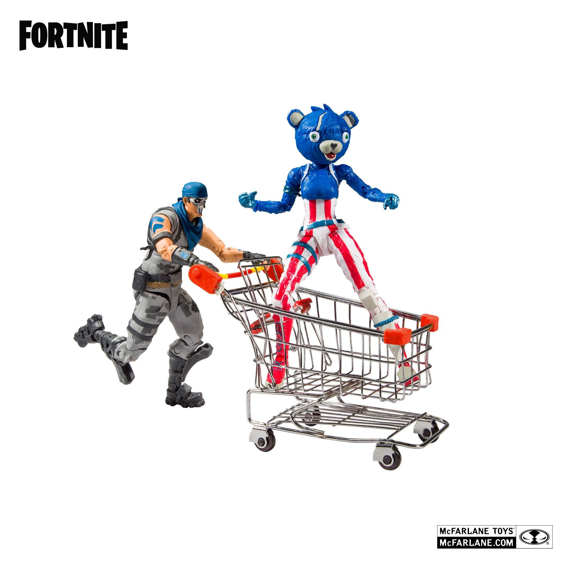 McFarlane Toys Actionfigur Fortnite Фигурки Shopping Paint & Fireworks Team Leader 18 cm, (1-tlg), detailreiche, bewegliche Фигурки