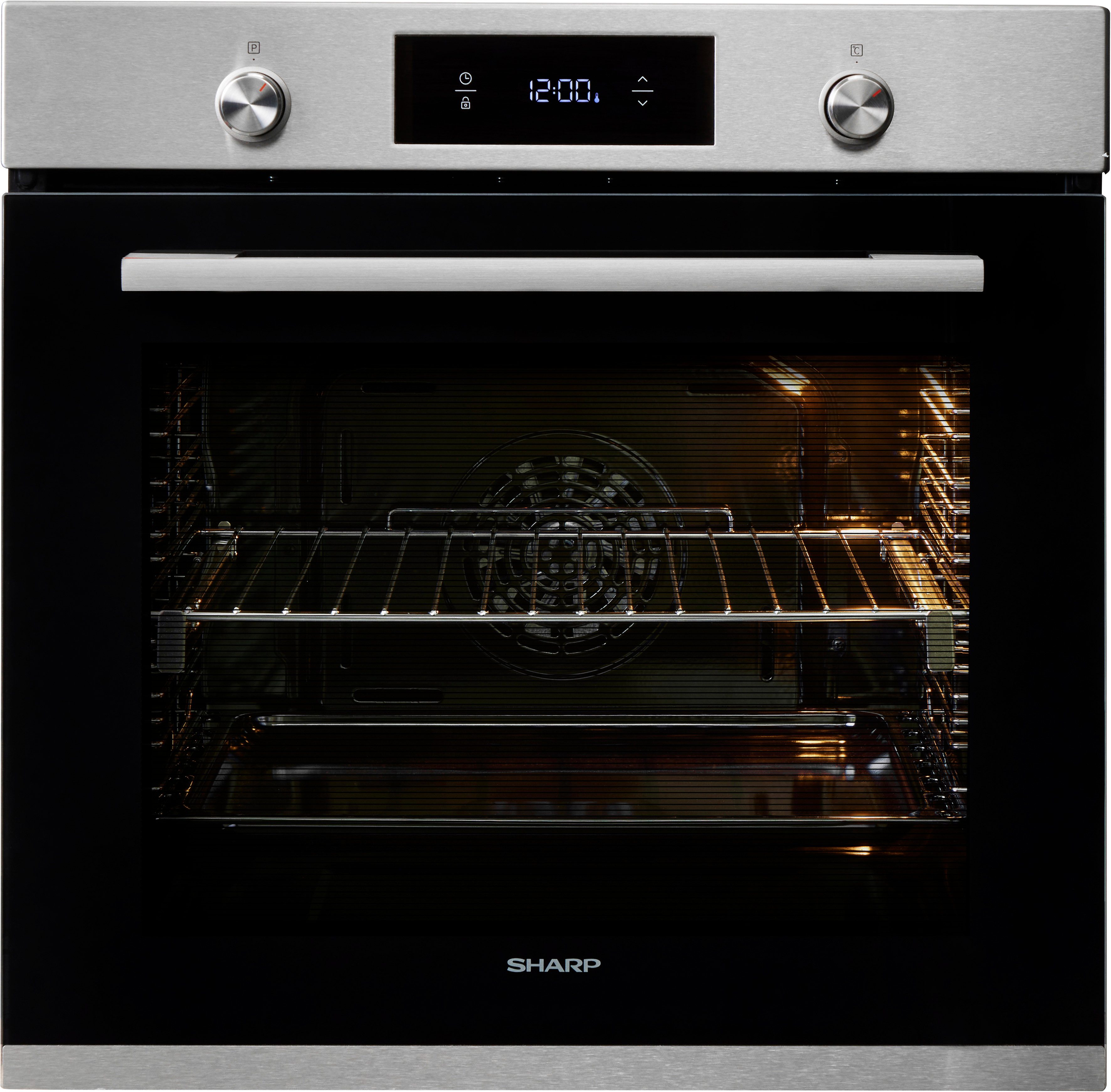 Sharp Einbaubackofen K-70P19INH-EU, mit Vollauszug, SoftClosing