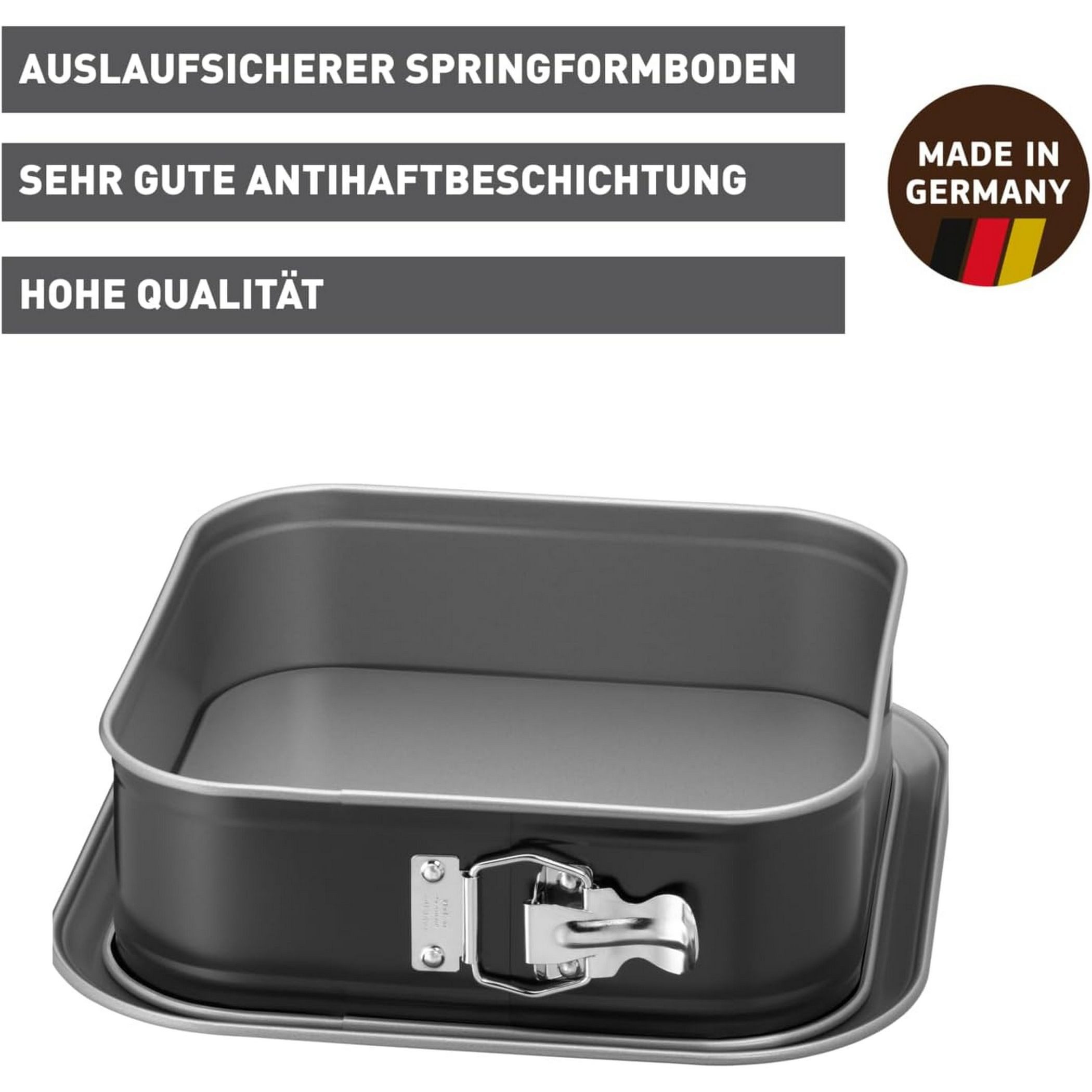 Kaiser Backformen Springform KAISER Inspiration Springform quadratisch 24 x 24 cm