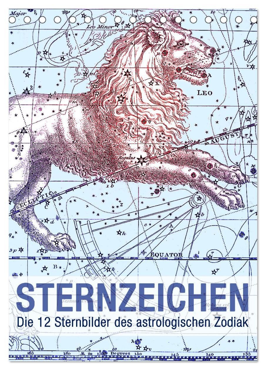 CALVENDO Wandkalender Sternzeichenkalender (Tischkalender 2027 DIN A5 hoch), CALVENDO Monats