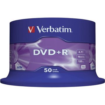 Verbatim DVD-Rohling DVD+R 4.7 GB 16x 50er Spindel