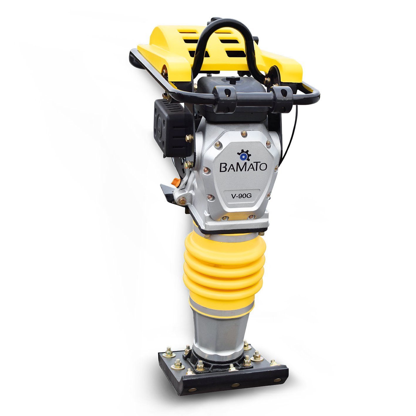 BAMATO Vibrationsstampfer V-90G, 2-tlg., inklusive Fahrwerk