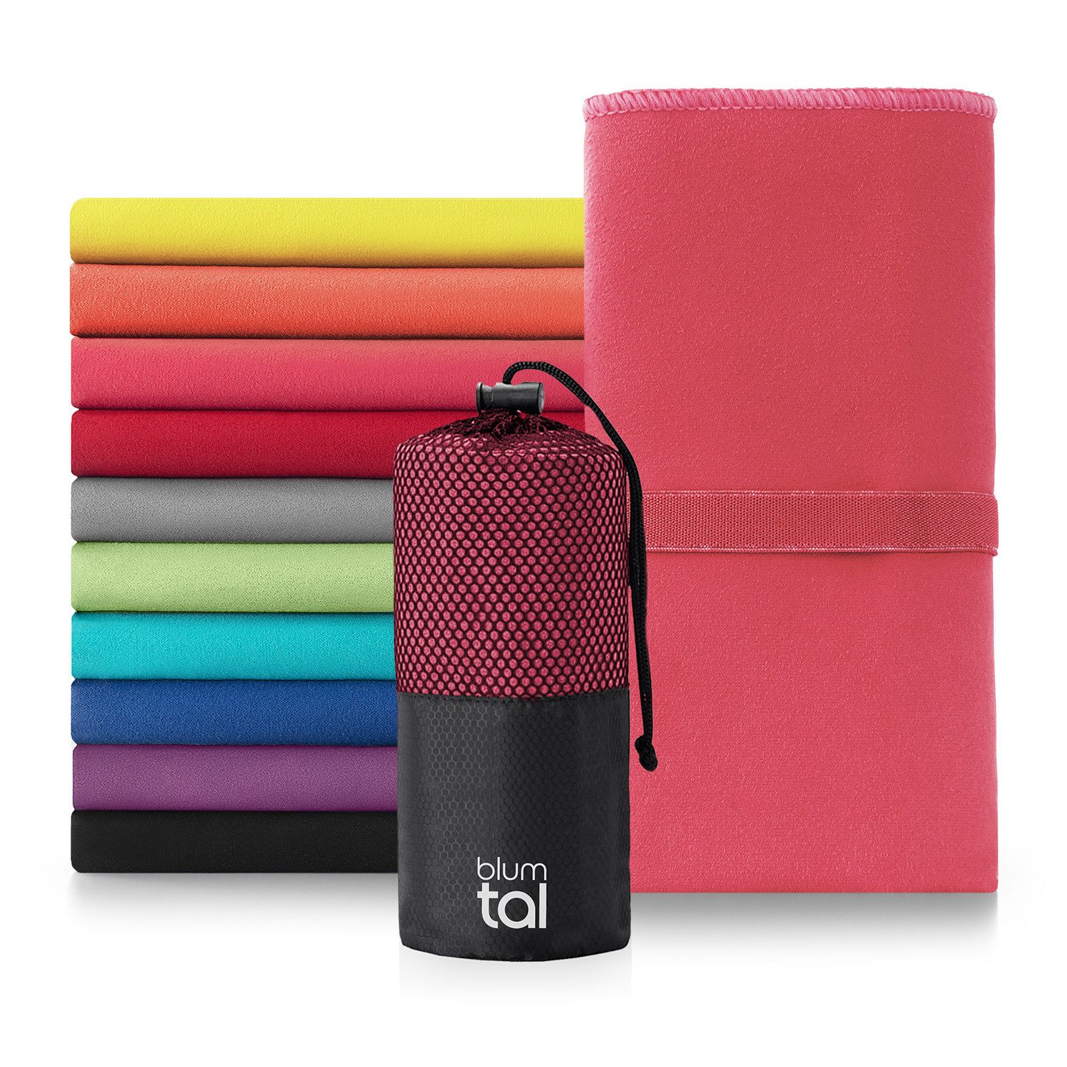 Blumtal Sporthandtuch Mikrofaser Handtuch - kompakte Mikrofaser Handtücher, günstig online kaufen