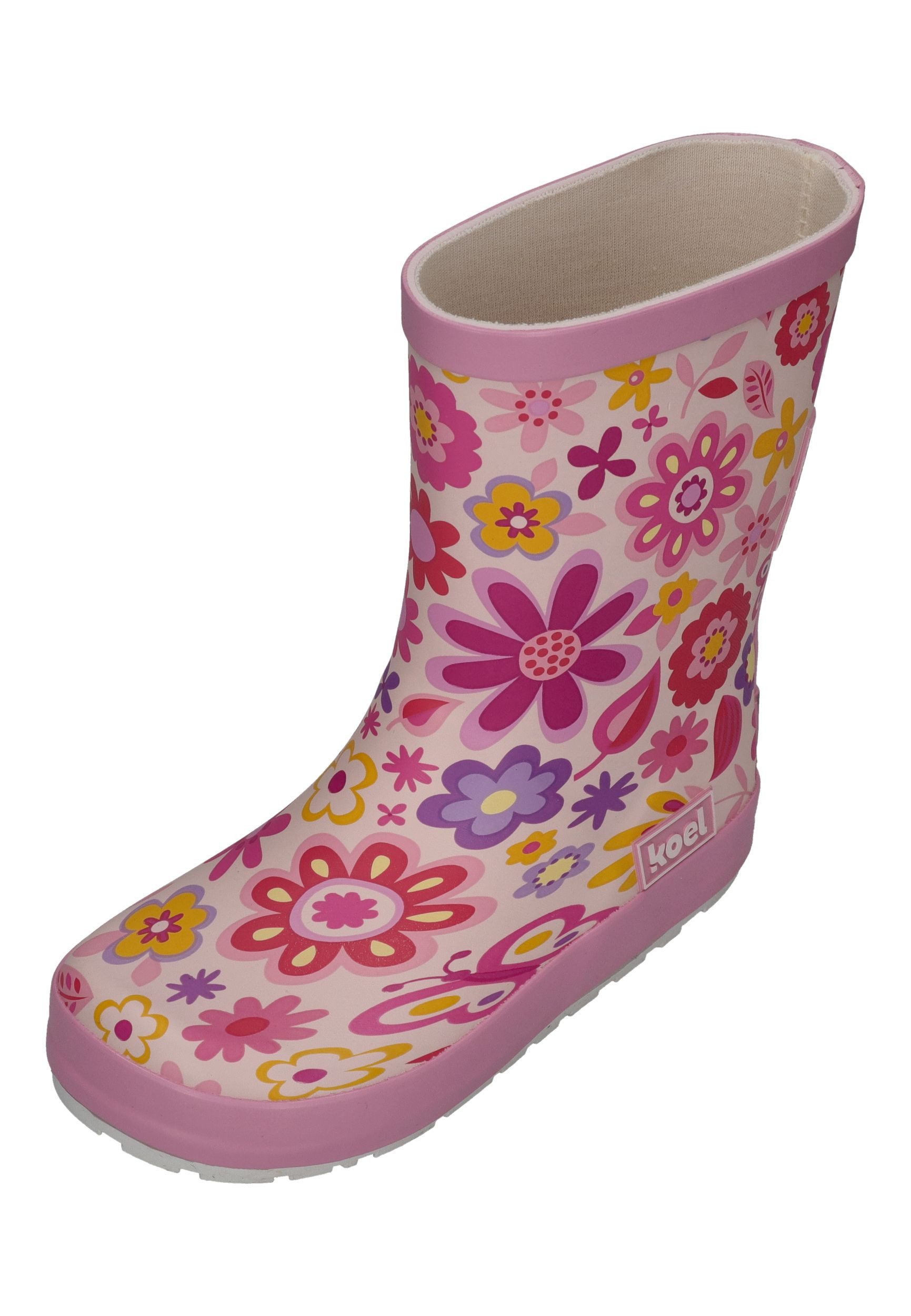 KOEL WINI BARE MULTI Barfußschuh Fuchsia Flowers