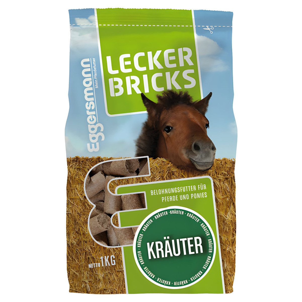 Eggersmann Lecker Bricks Kräuter 1 kg, Snack für: Farming