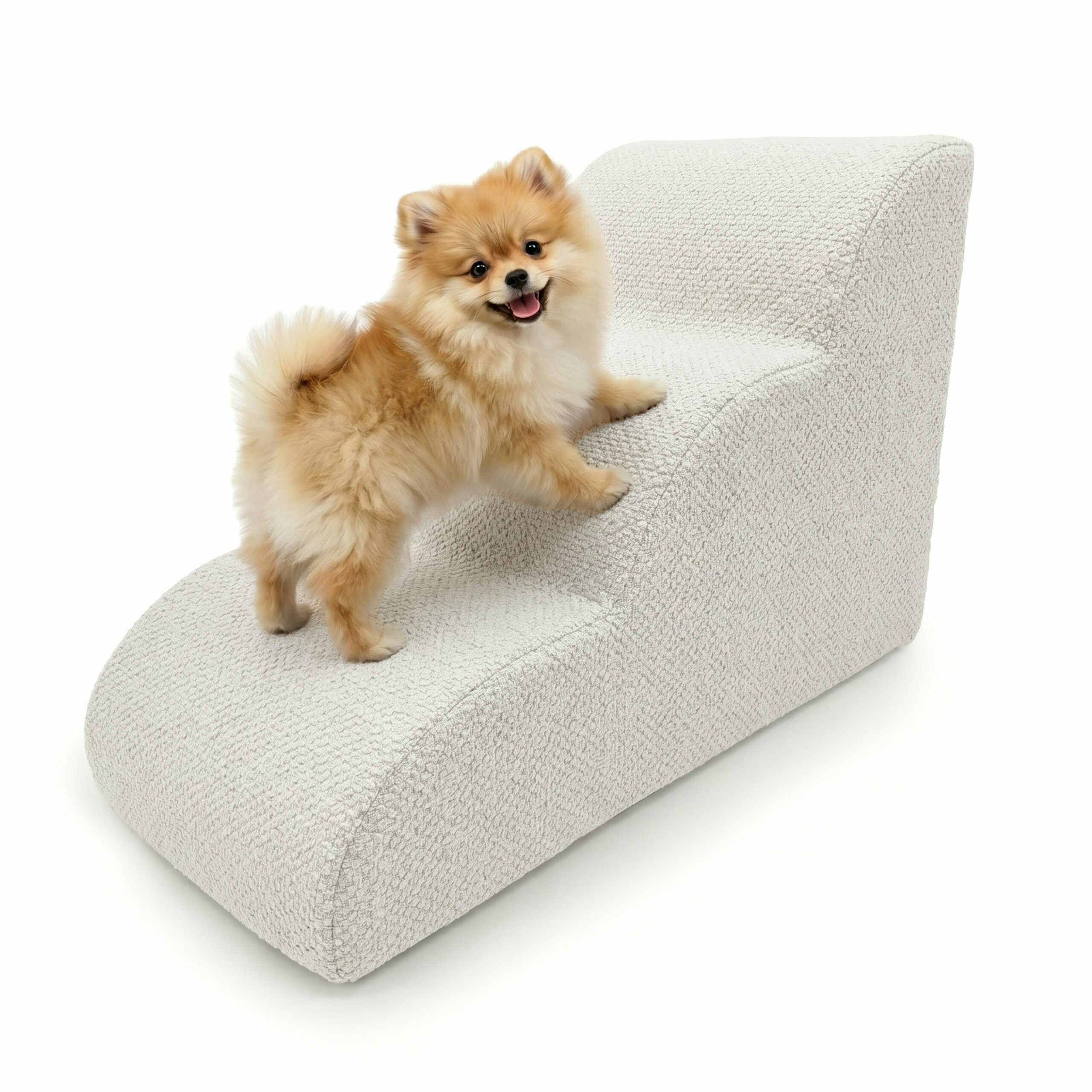 Muralo Haustiertreppe Hundetreppe für Kleine Hunde (Packung, 1-St), 3 Stufen, Belastbar bis 17 kg, Waschbar