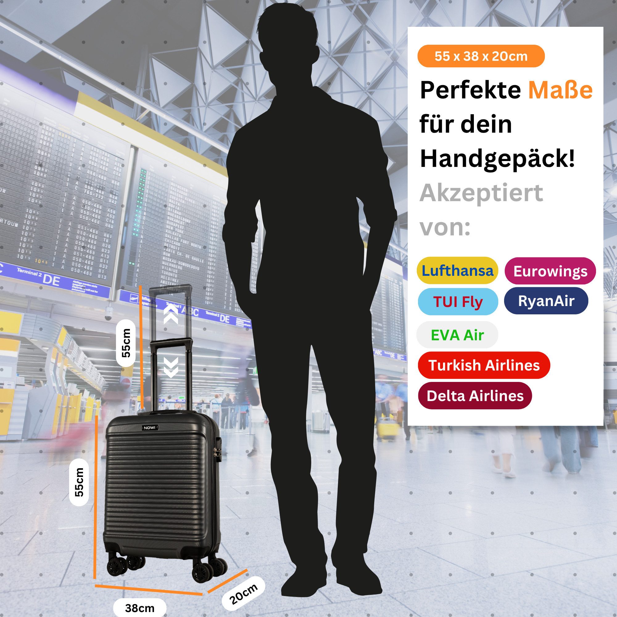 NOWI Hartschalen-Trolley Koffer M–XL & Set günstig online kaufen