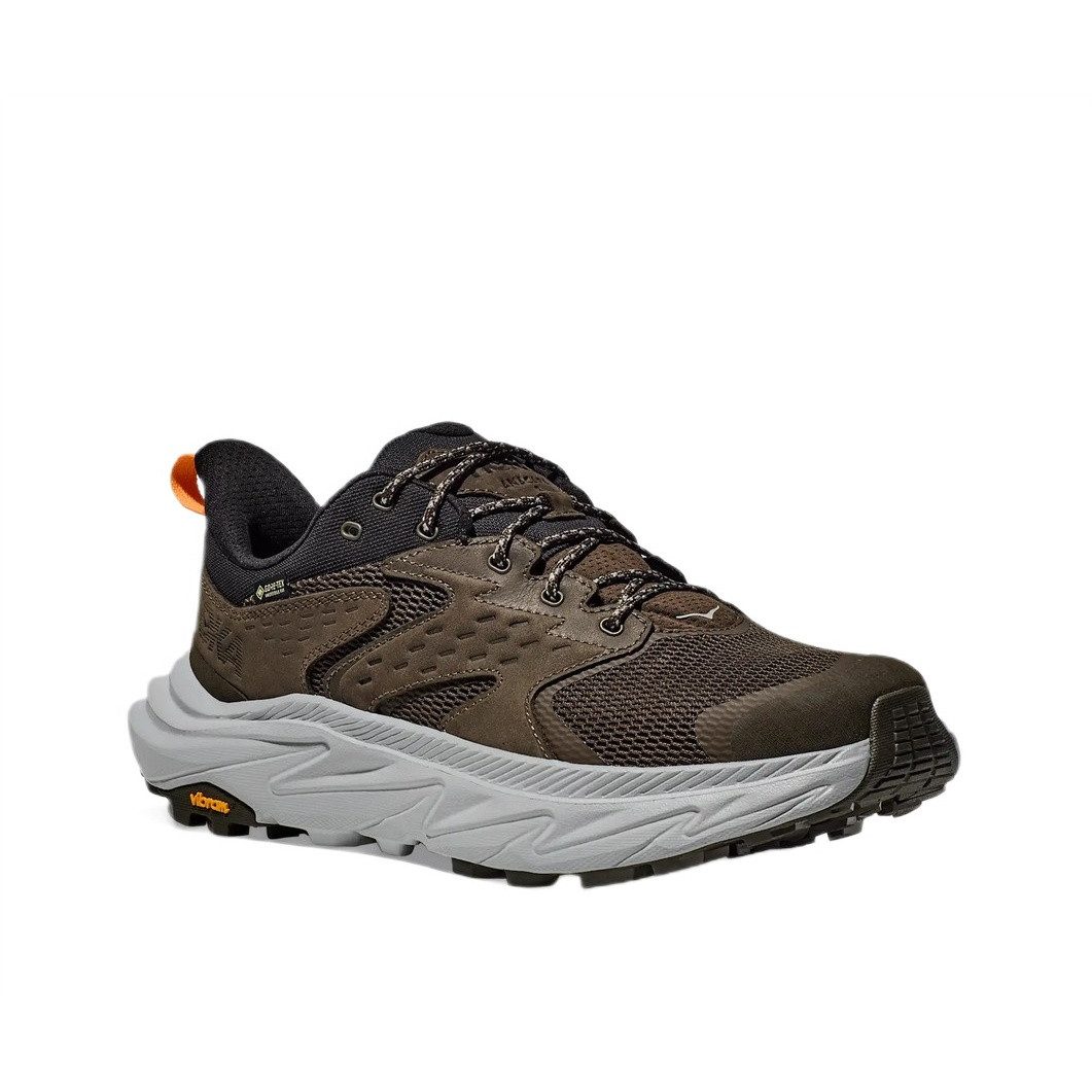 Hoka One One Wanderschuhe Anacapa 2 Low GTX (Nubukleder, wasserdicht) braun Herren Laufschuh