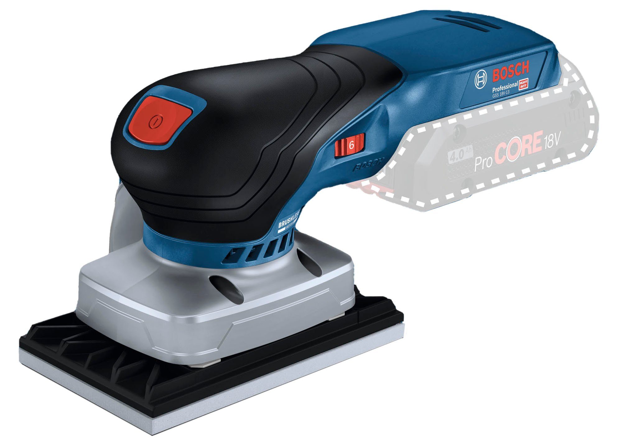 Bosch Professional Akku-Schwingschleifer GSS 18V-13, max. 10000 U/min, 2000 günstig online kaufen