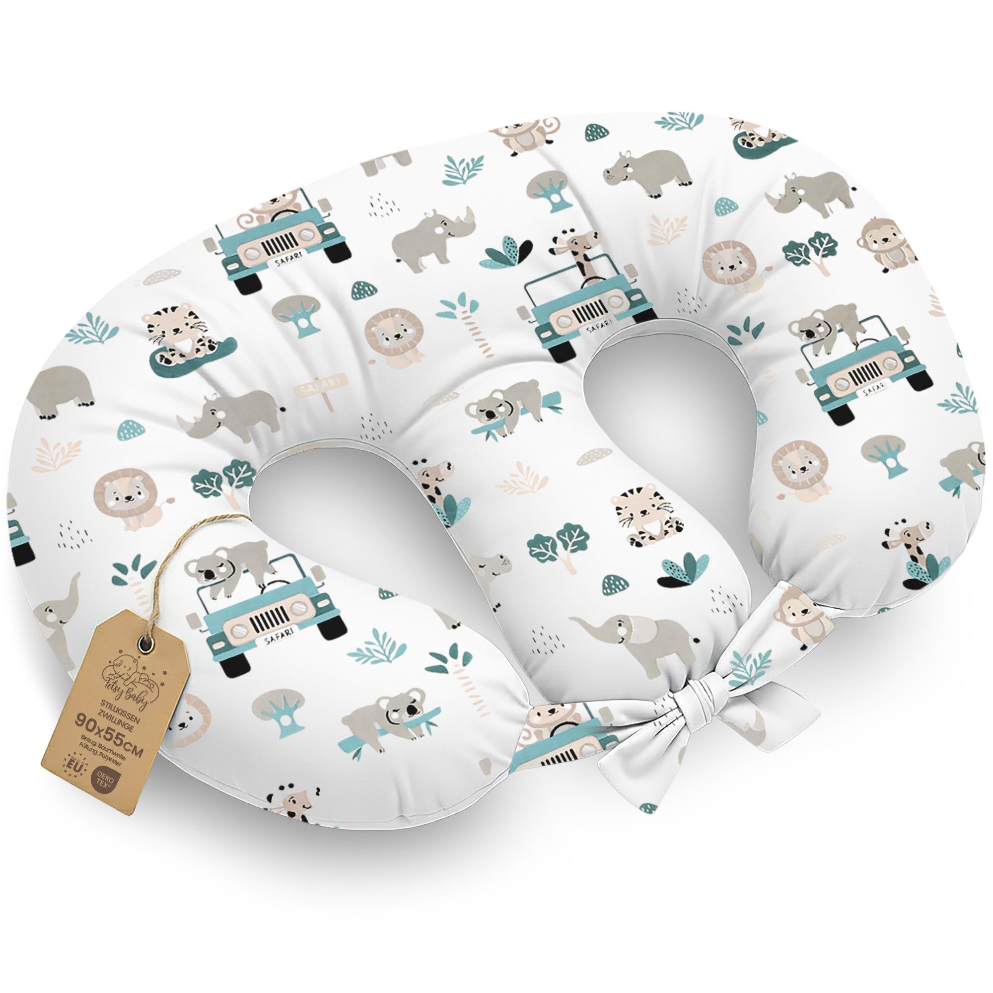 Stillkissen Breastfeeding Pillow XXL for Twins - Twin Nursing Cushion