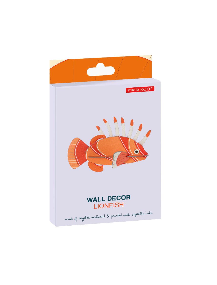 studio ROOF Wanddekoobjekt 3D Rotfeuerfisch (1 günstig online kaufen