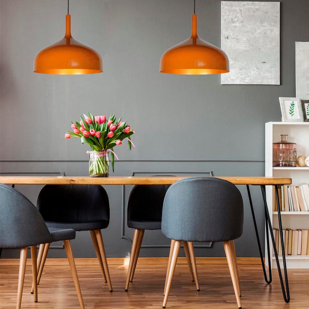 Lucide Pendelleuchte Pendelleuchte Rozalla in Gelb E27