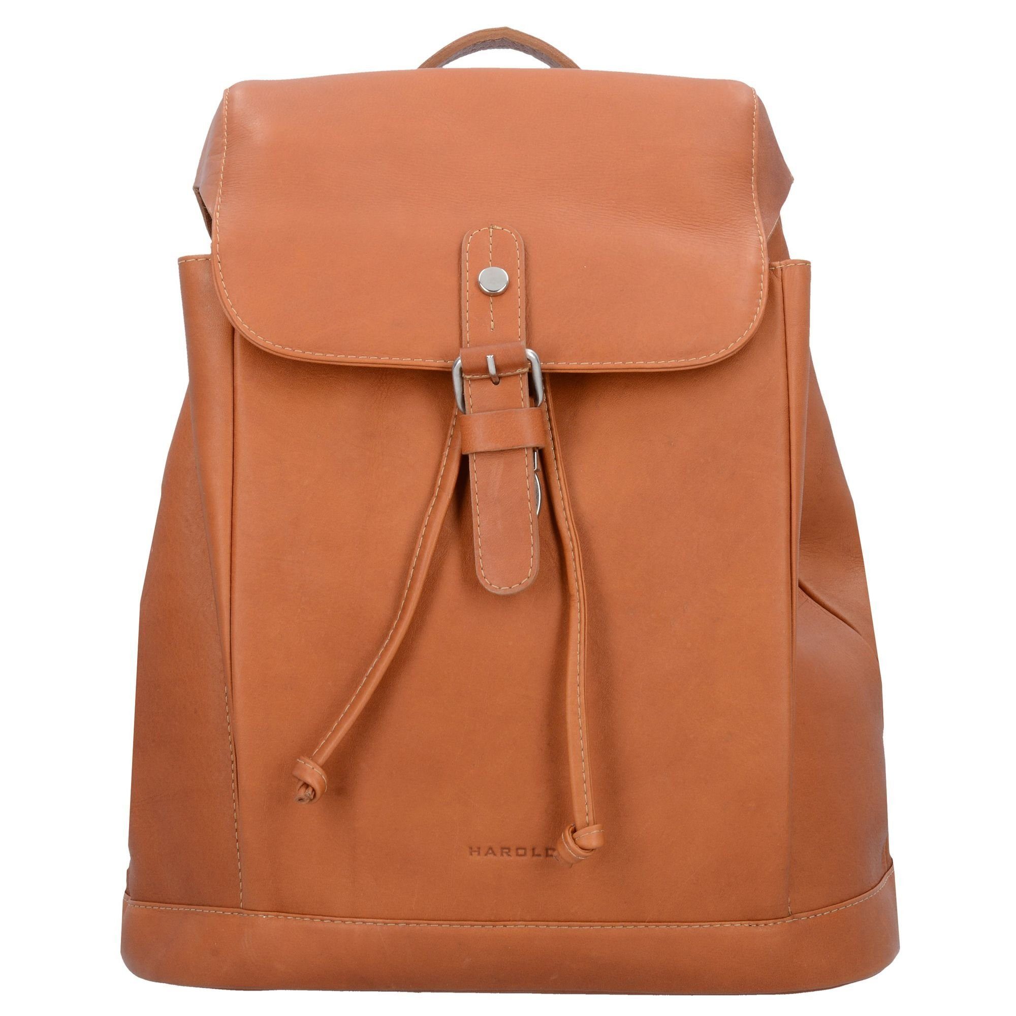 Harold's Rucksack Heritage, Leder cognac