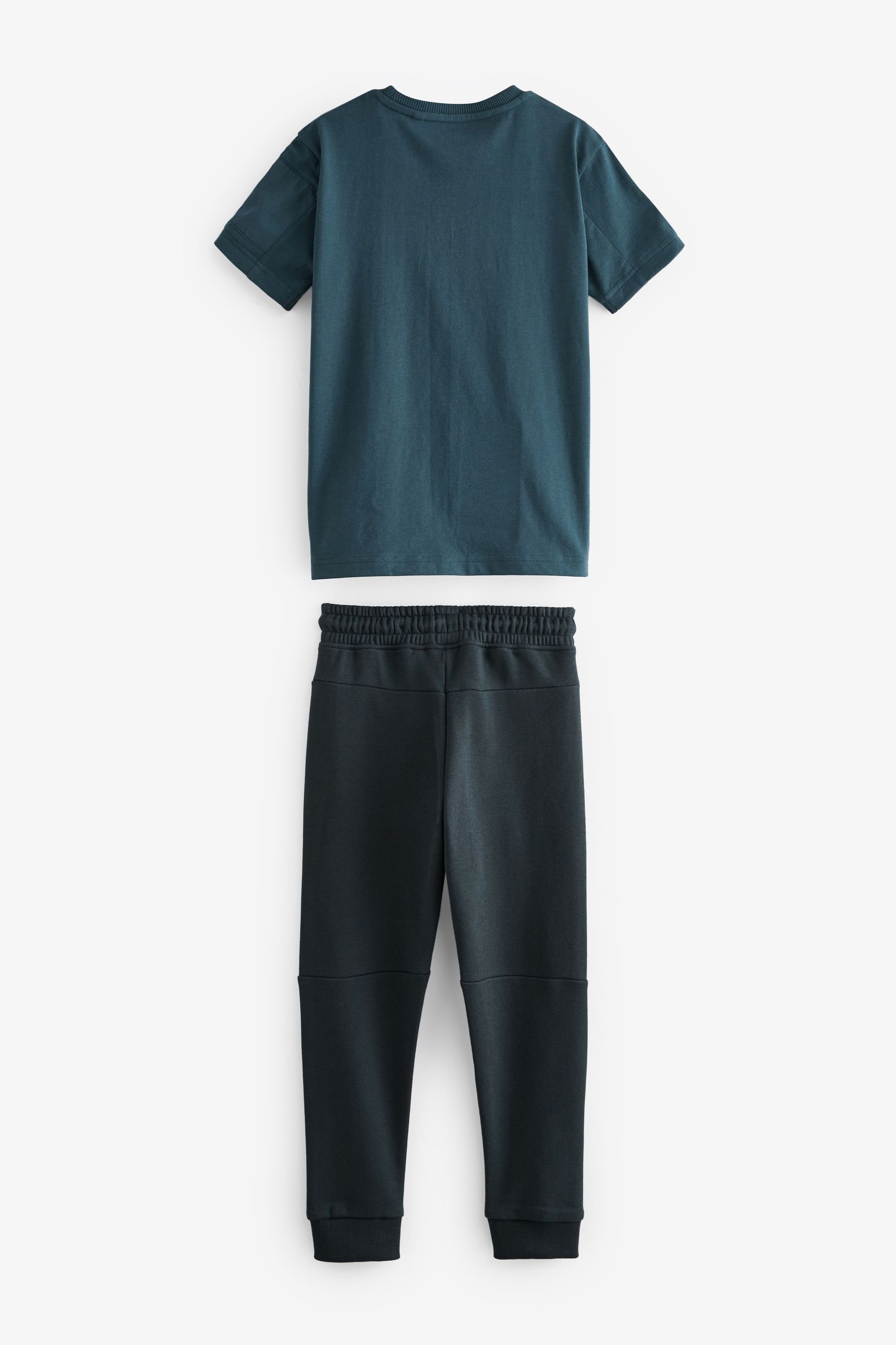und im Blue Next & Utility-Set T-Shirt (2-tlg) Shirt Jogginghose Hose