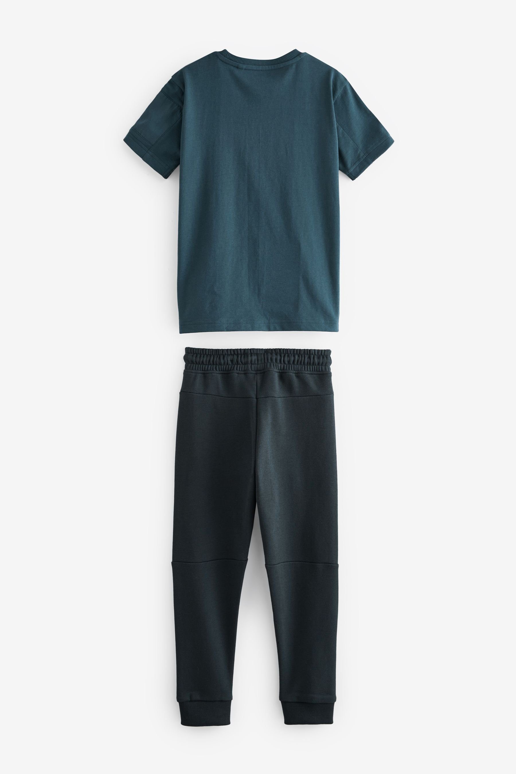 Next Shirt & Hose T-Shirt Utility-Set im (2-tlg) Jogginghose und Blue