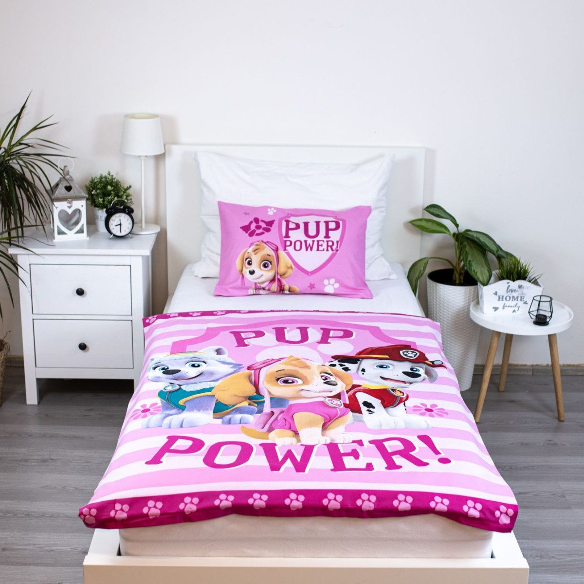 PAW PATROL Bettwäsche - Set für Kinderbett 100x135 cm + 40x60 cm aus 100% B günstig online kaufen