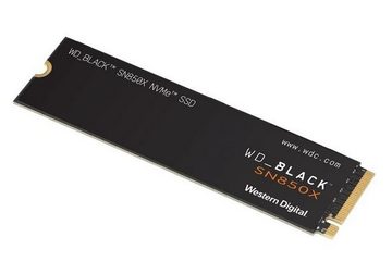 WD_Black SN850X NVMe interne Gaming-SSD (1 TB) 7300 MB/S Lesegeschwindigkeit, 6600 MB/S Schreibgeschwindigkeit, PCI Express 4.0