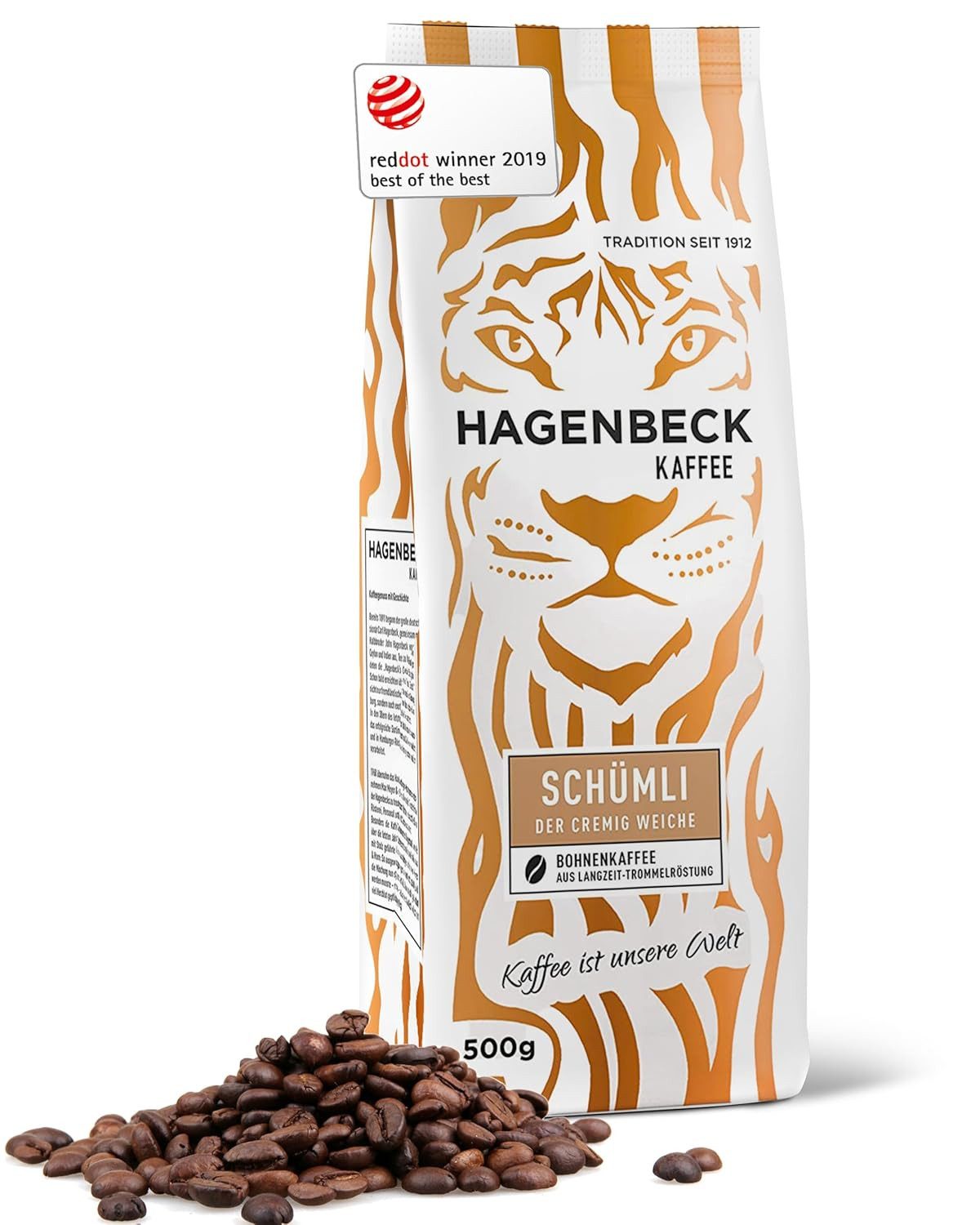 HAGENBECK Kaffee Kaffee HAGENBECK Kaffee Schümli Bohnenkaffee ganze Bohnen